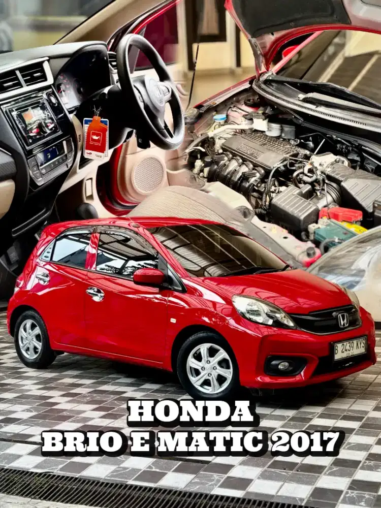 Honda Brio E AT Matic 2017 Model 2018 Kondisi Siap Pakai
