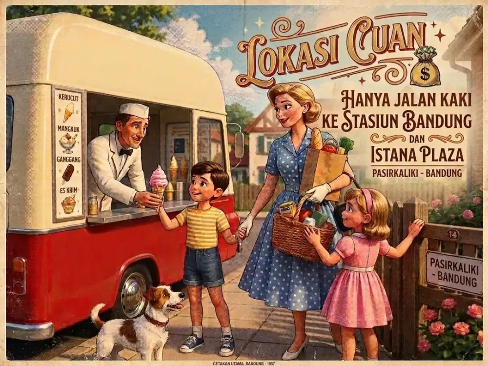 JUAL TANAH DI PASIRKALIKI, CICENDO, BANDUNG KOTA.