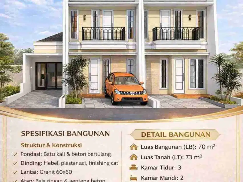 Rumah 2 Lantai di Bintaro, Pd. Aren