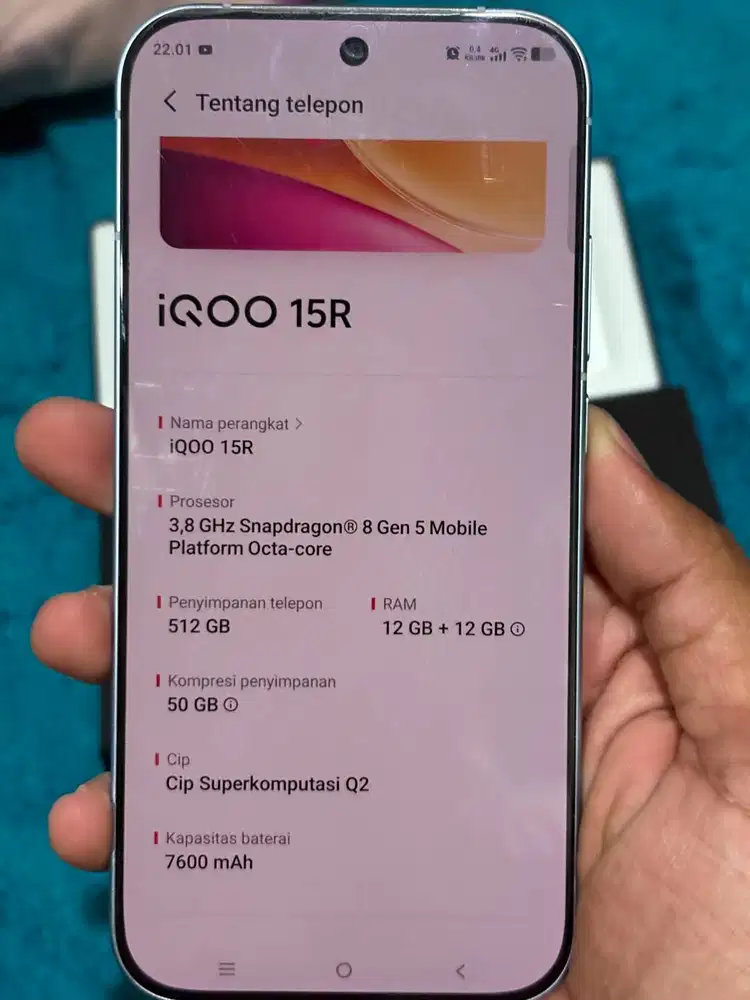 Jual hp iqoo 15r