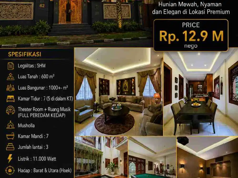 Dijual Rumah Lux perumahan jaka permai bekasi kota
