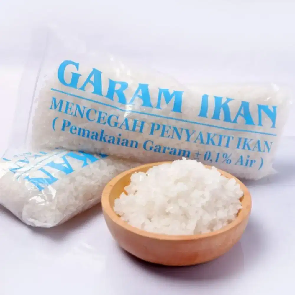 BERKAHPETSTORE Garam Ikan 250gr Pencegah Penyakit Ikan Garam Ikan