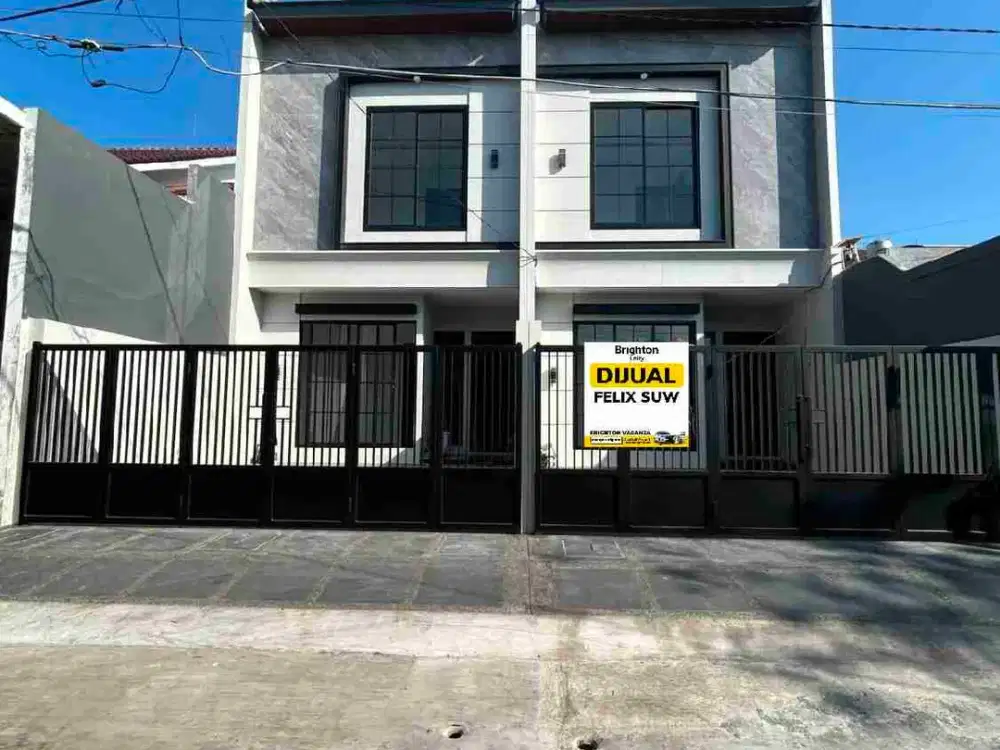 Jual Rumah Baru 2 lt @ Klampis Semolo Barat