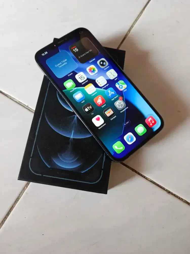 Iphone 12 promax 256 inter All oprator fullst mluss 97%, lncar jyaa
