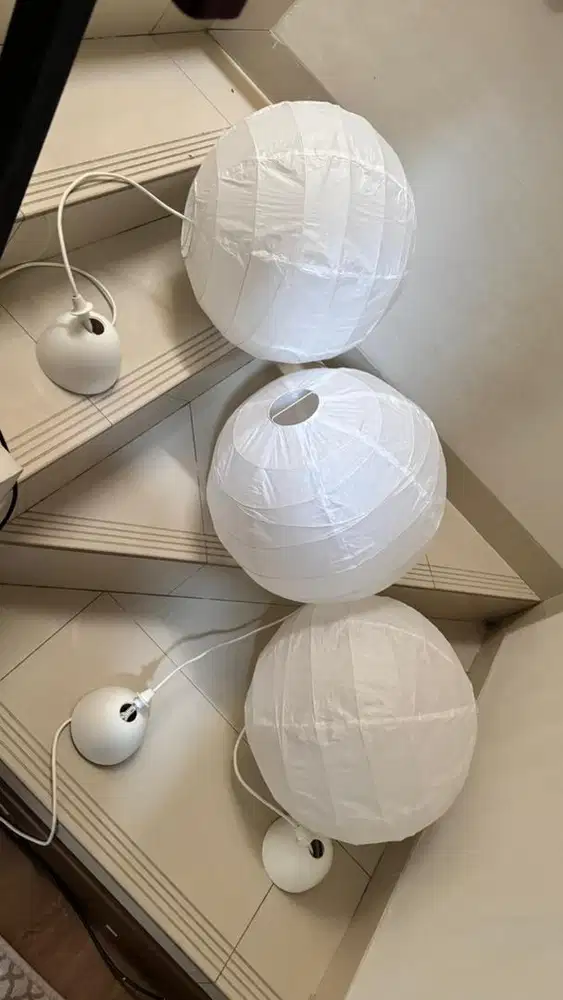 Lampu kertas IKEA, good condition