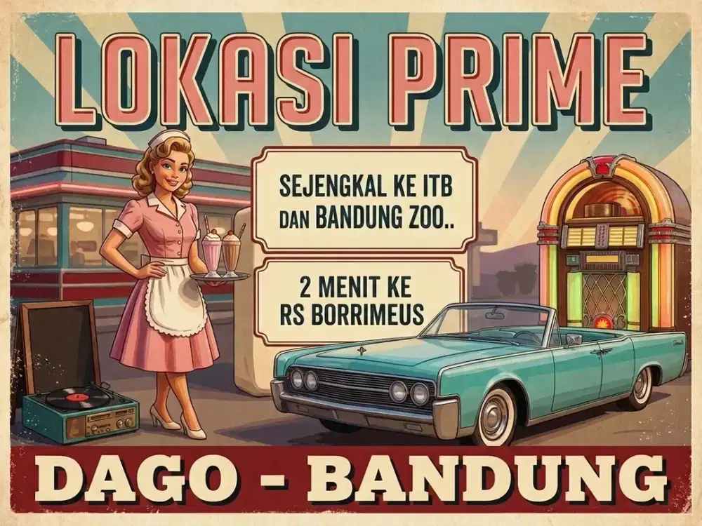 JUAL TANAH DI DAGO, TAMANSARI, BANDUNG KOTA.