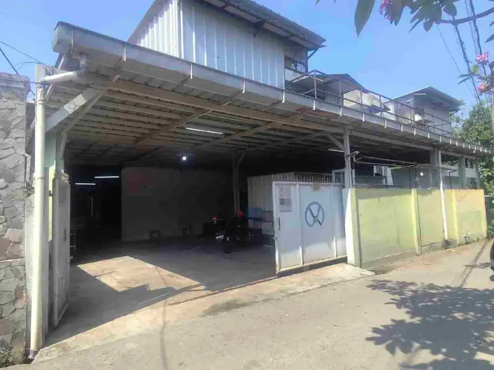 Gudang workshop tanah Luas 600 LB 800 di cikunir strategis daerah pergudangan akses tol Jatiasih jorr
