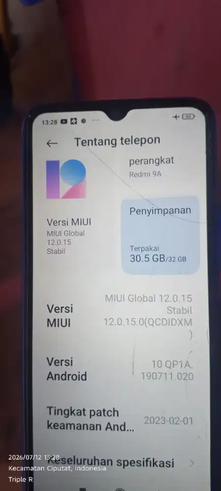 REDMI 9A Ram3/32