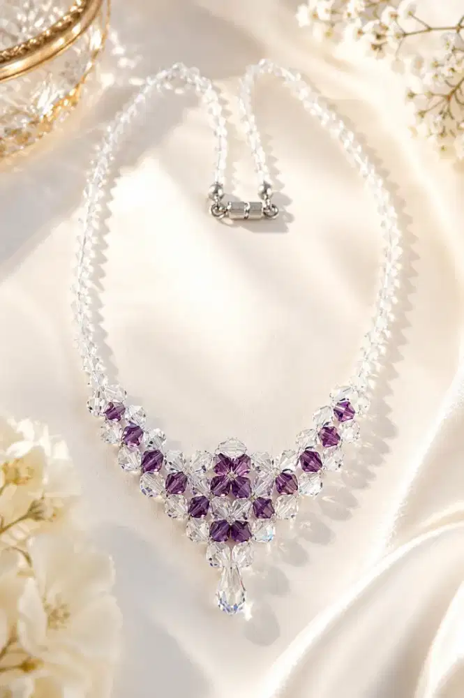 Kalung kristal Swarovski