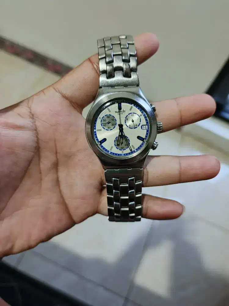 Jam tangan Swatch Irony Chrono Rare