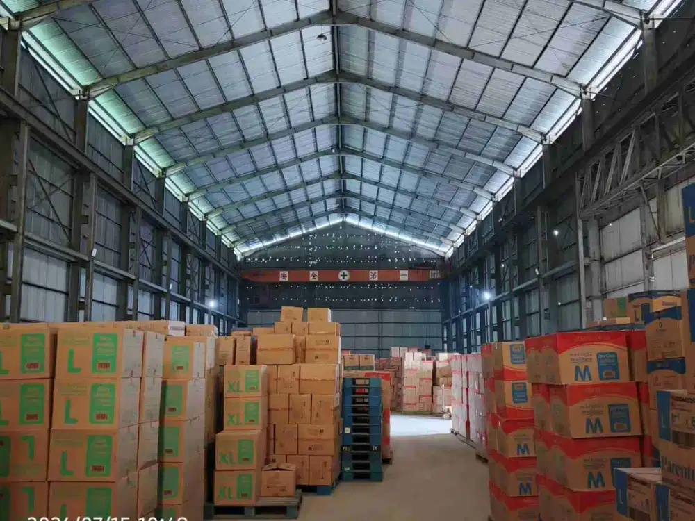 Disewakan Gudang dan Lahan Bagus Siap Pakai Didalam Kawasan Mandiri tambun Bekasi