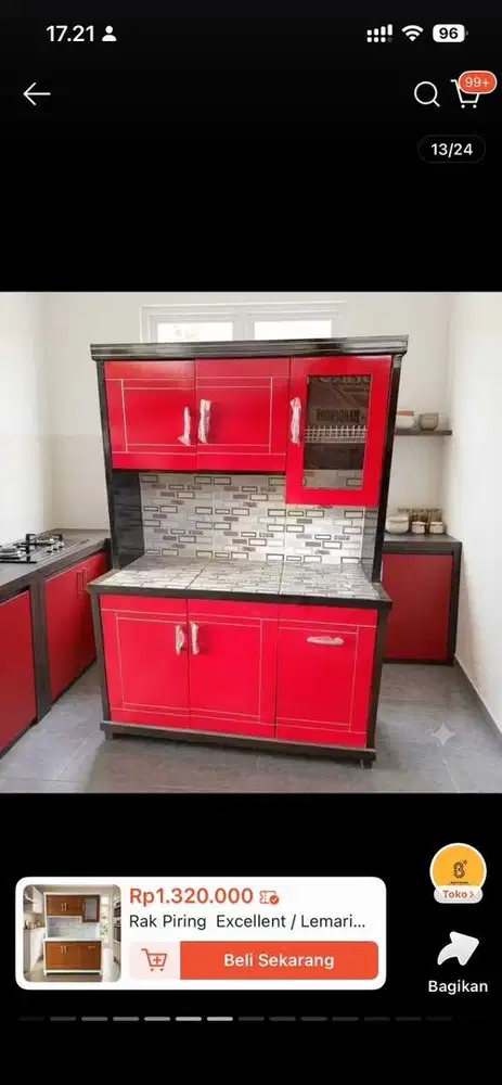 Kitchen set dan bupet tv