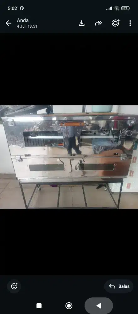 Oven gas ukuran 120