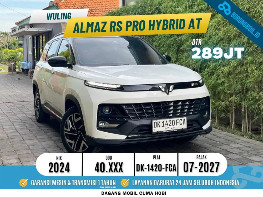 ASLI BALI !! WULING ALMAZ RS PRO HYBRID 2024
