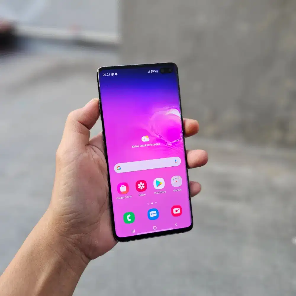 SAMSUNG GALAXY S10 PLUS SEIN 8/128 GB MINUS TOMPEL SECUIL 100% NORMAL