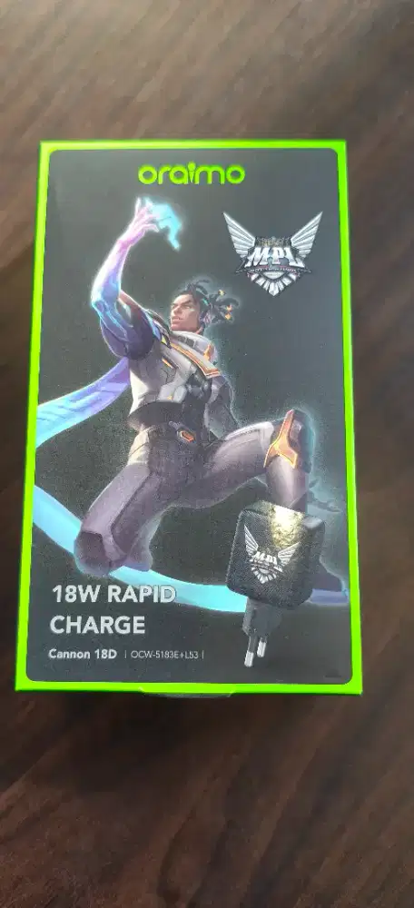 Oraimo Charger x MPL Mobile Legends Cannon 18D OCW-5183E+L53