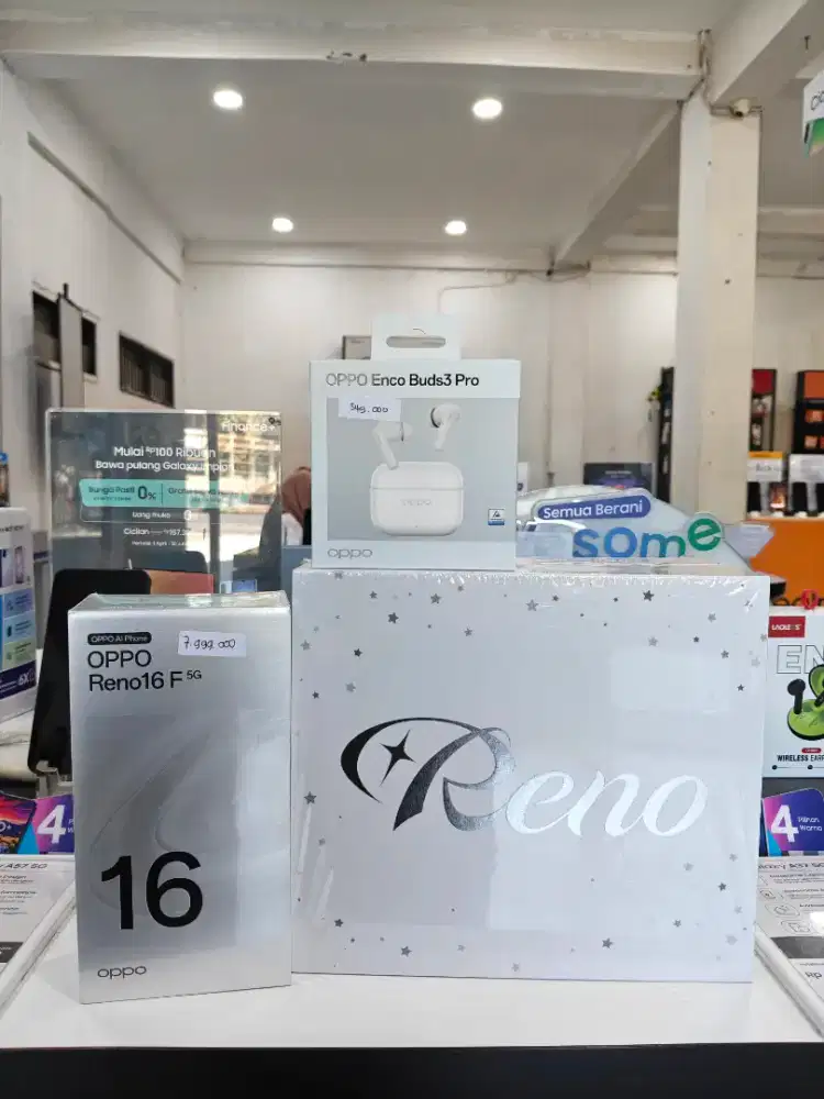 READY STOK OPPO RENO 16 PROMO GIFT BOX CICILAN 0%