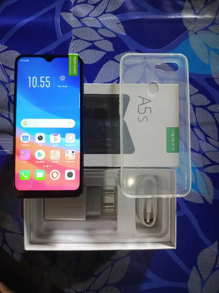 Jual hp baru Oppo A5s ram 8/256 layar 6,2 inch fulset