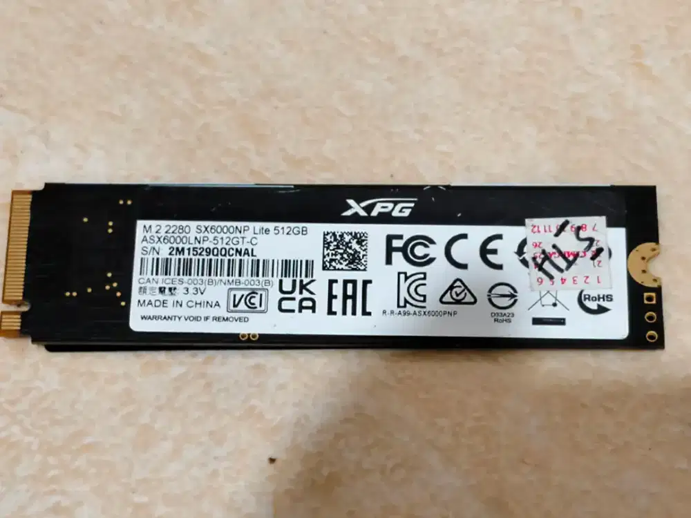 SSD NVME Adata XPG sx6000np lite 512GB Gen3