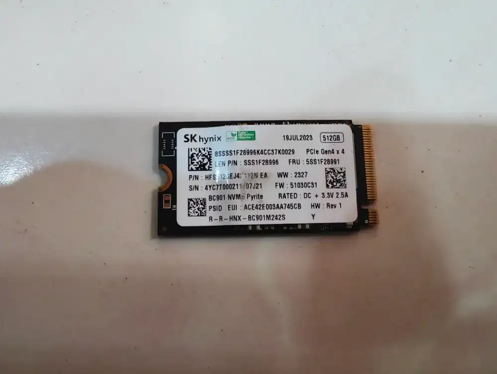 SSD NVME skhynix 512GB Gen4