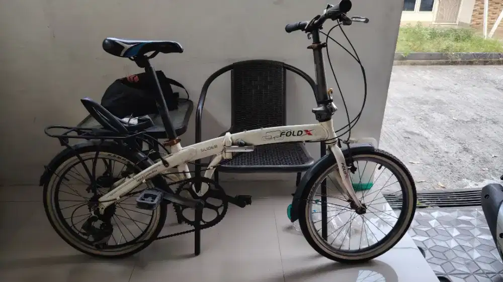 dijual sepeda lipat fold X slider
