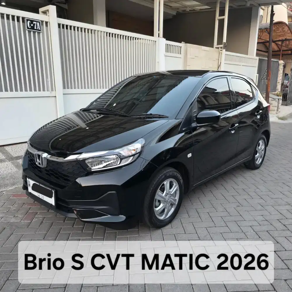 Honda Brio S Cvt 2026 baru 300 Kilometer