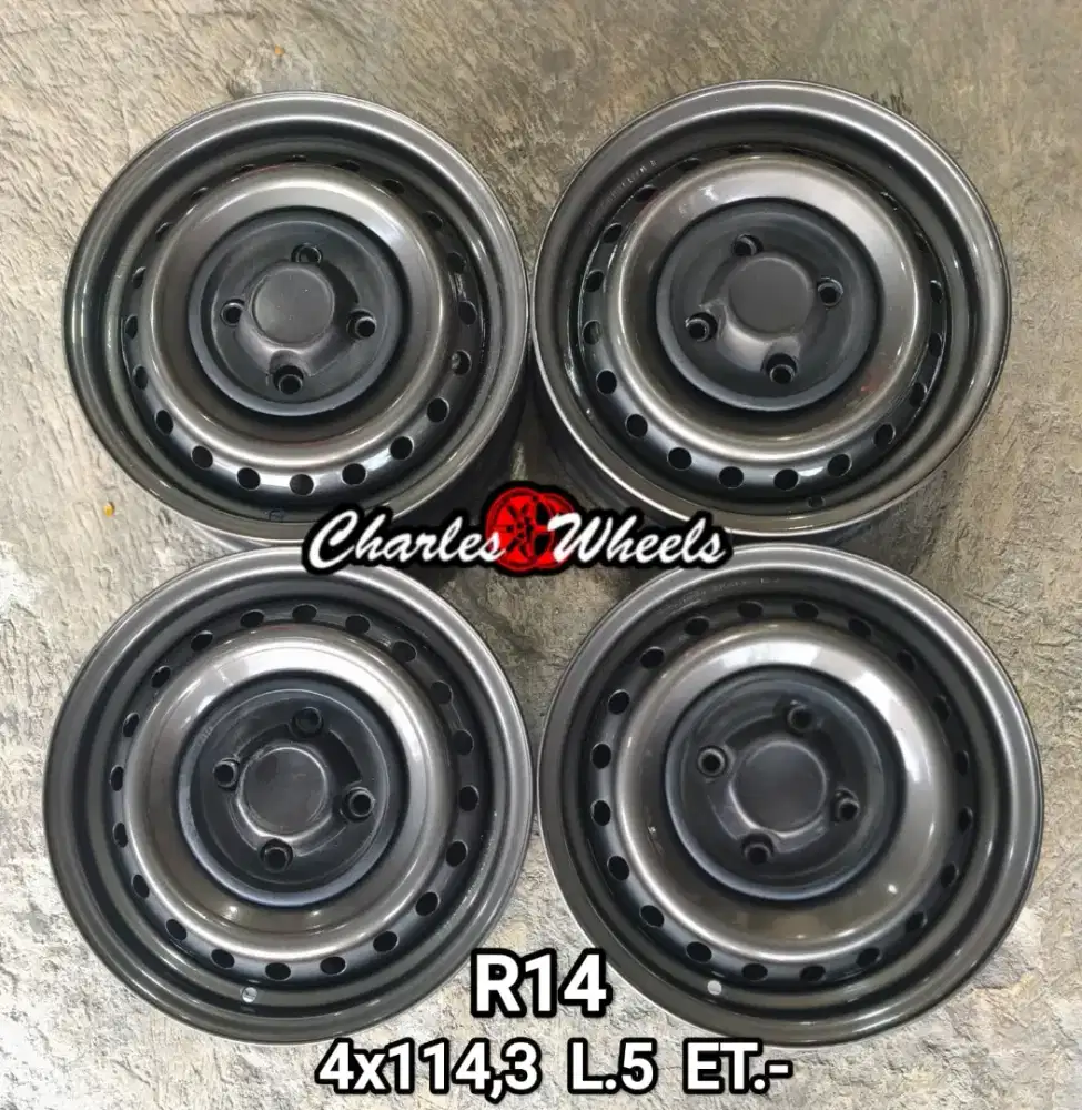Jual velg kaleng avanza r14 4x114,3 cakep neh