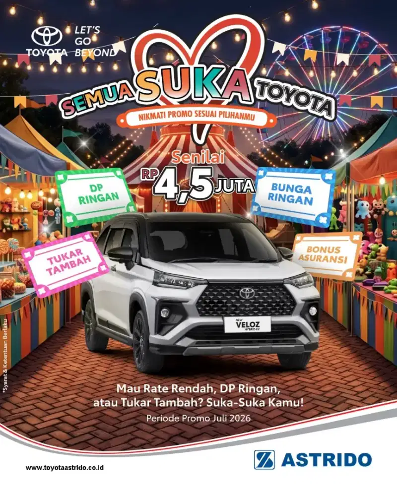 Promo veloz, Fortuner dan Inova reborn