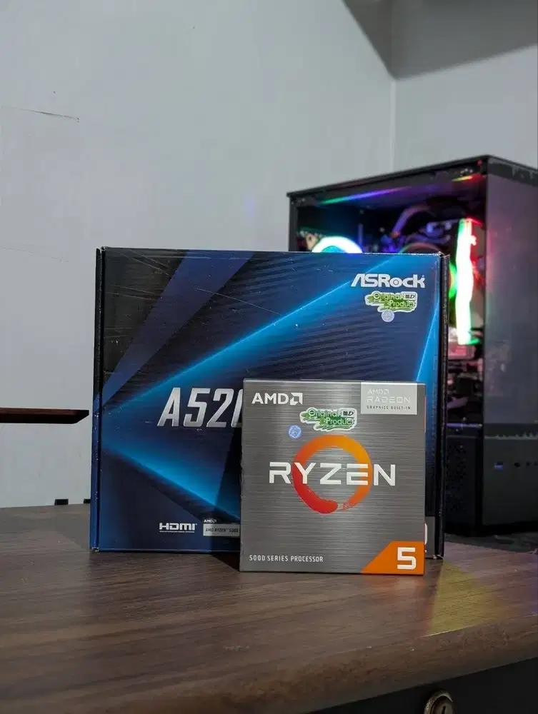 AMD Ryzen 5 5500GT + AsRock A520M Baru