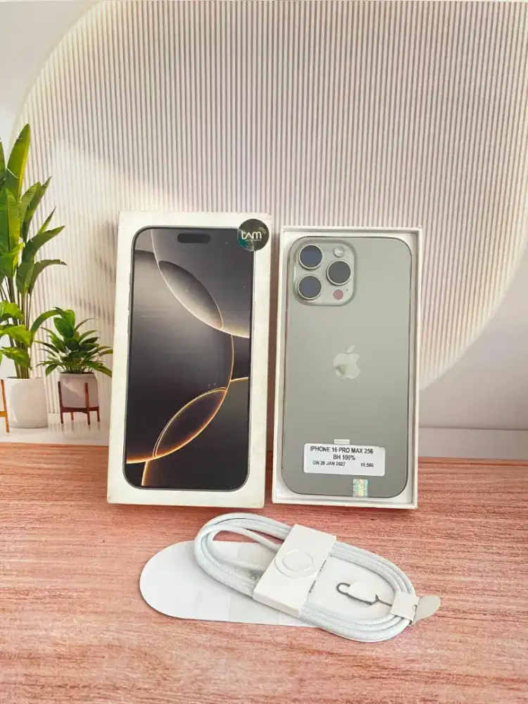 IPHONE 16 PRO MAX BH 100%