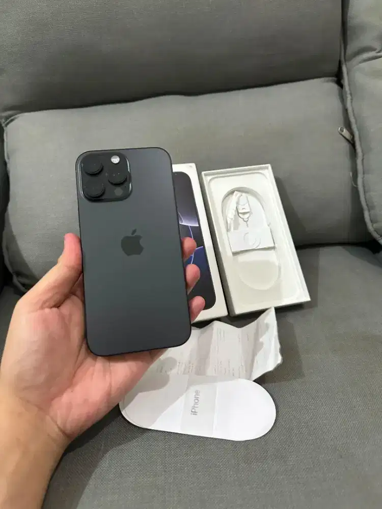 Iphone 16 promax 256 gb ibox black titanium