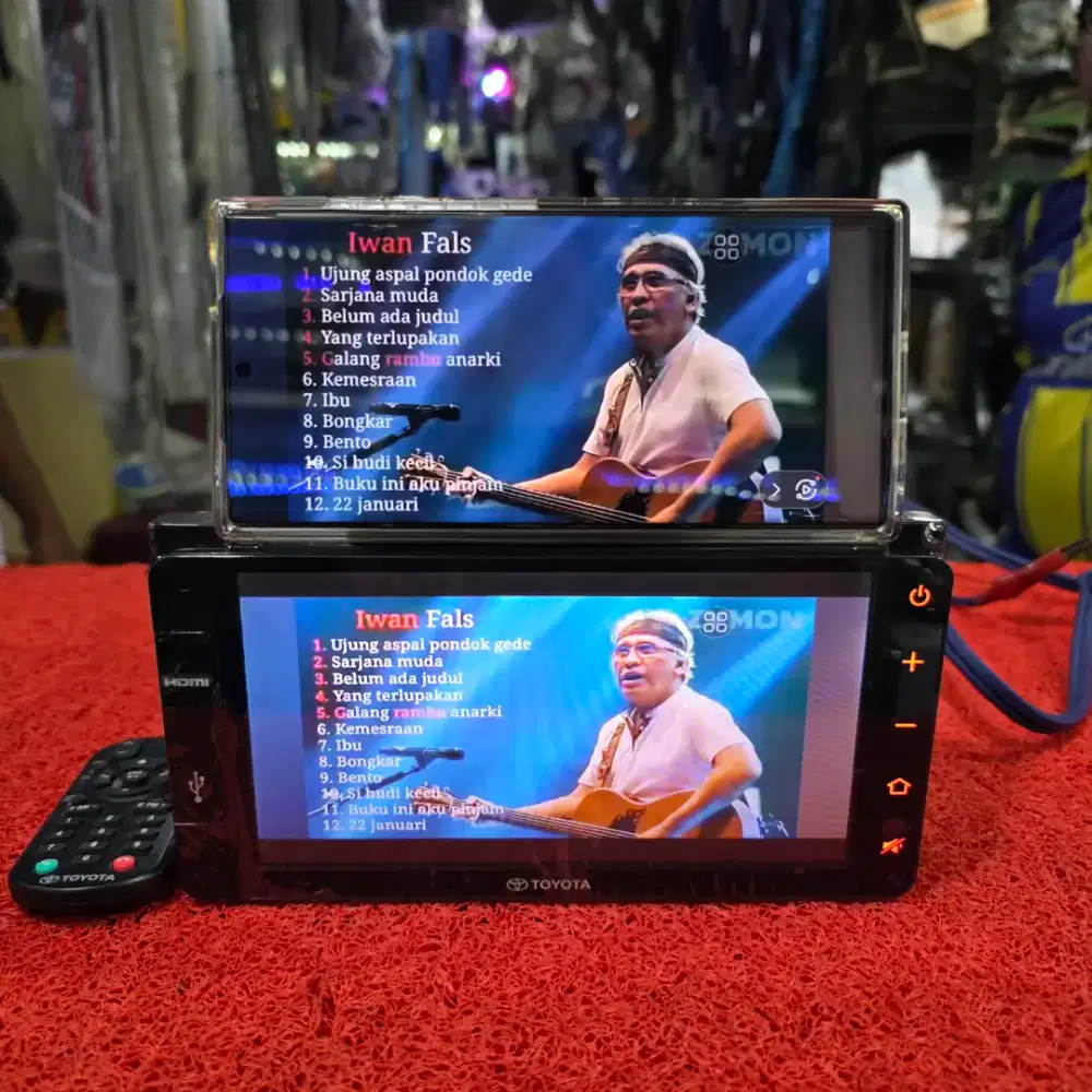 Head Unit TOYOTA YARIS TRD 2019 Miracast Bluetooth USB CD Aux Radio