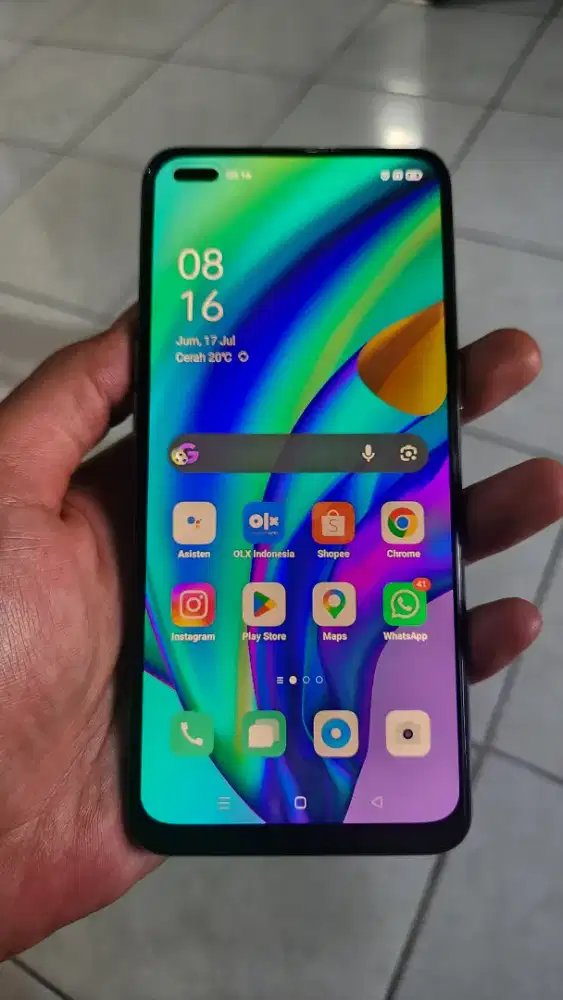 Oppo Reno 4f fullset no minus