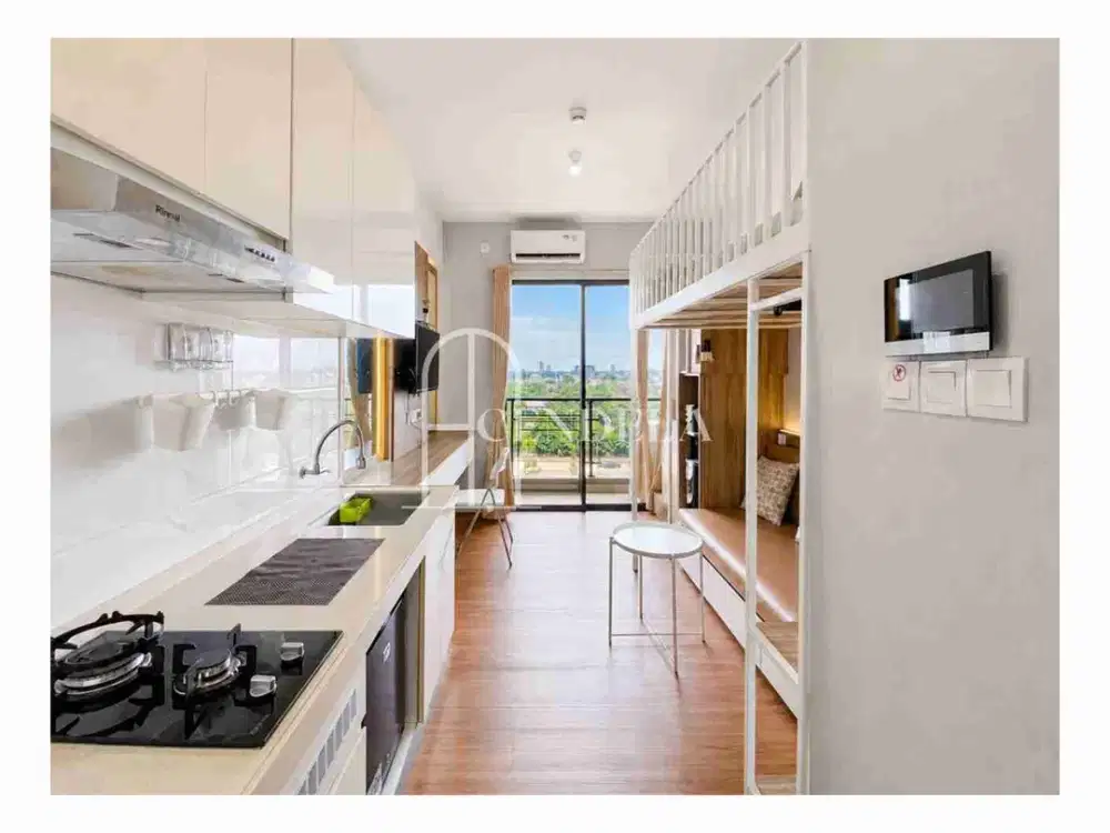 Sewa Sky House BSD Studio Mezzanine Full Furnished – Selangkah ke AEON Mall & ICE