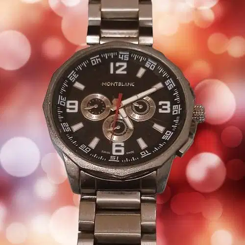 Jam Tangan Pria Mblanc Automatic dan Manual Putar Krono berfungsi