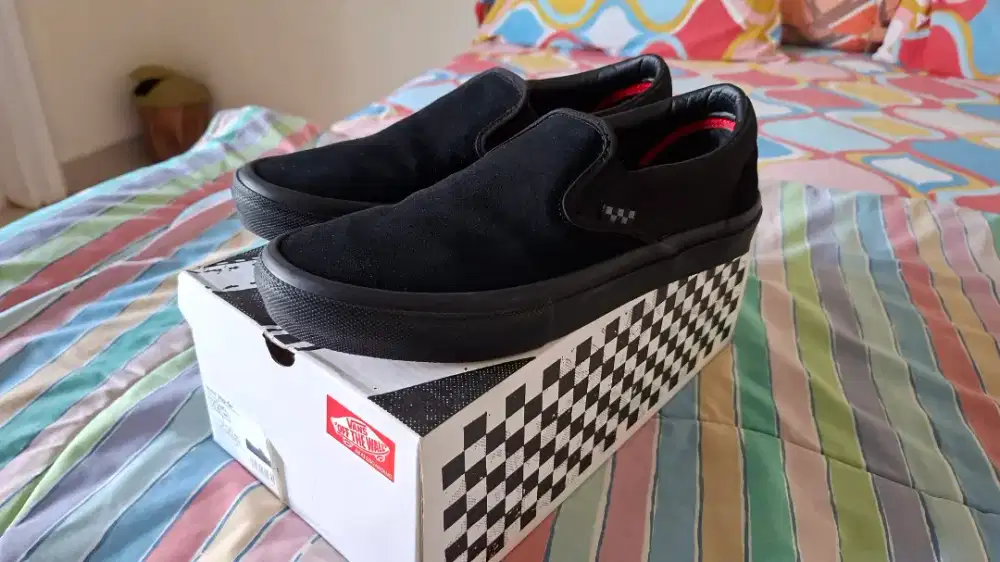sepatu vans skate slip on original like new