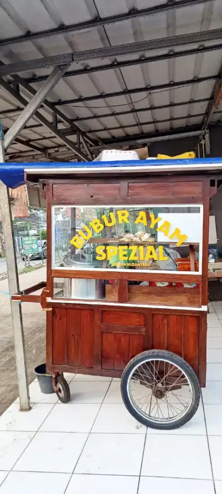 Dijual grobak bubur ayam