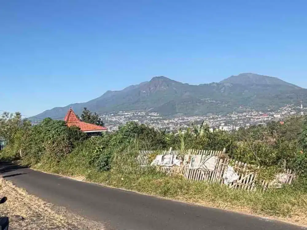 tanah villa view pegunungan siap bangun di kota batu dekat jatim park