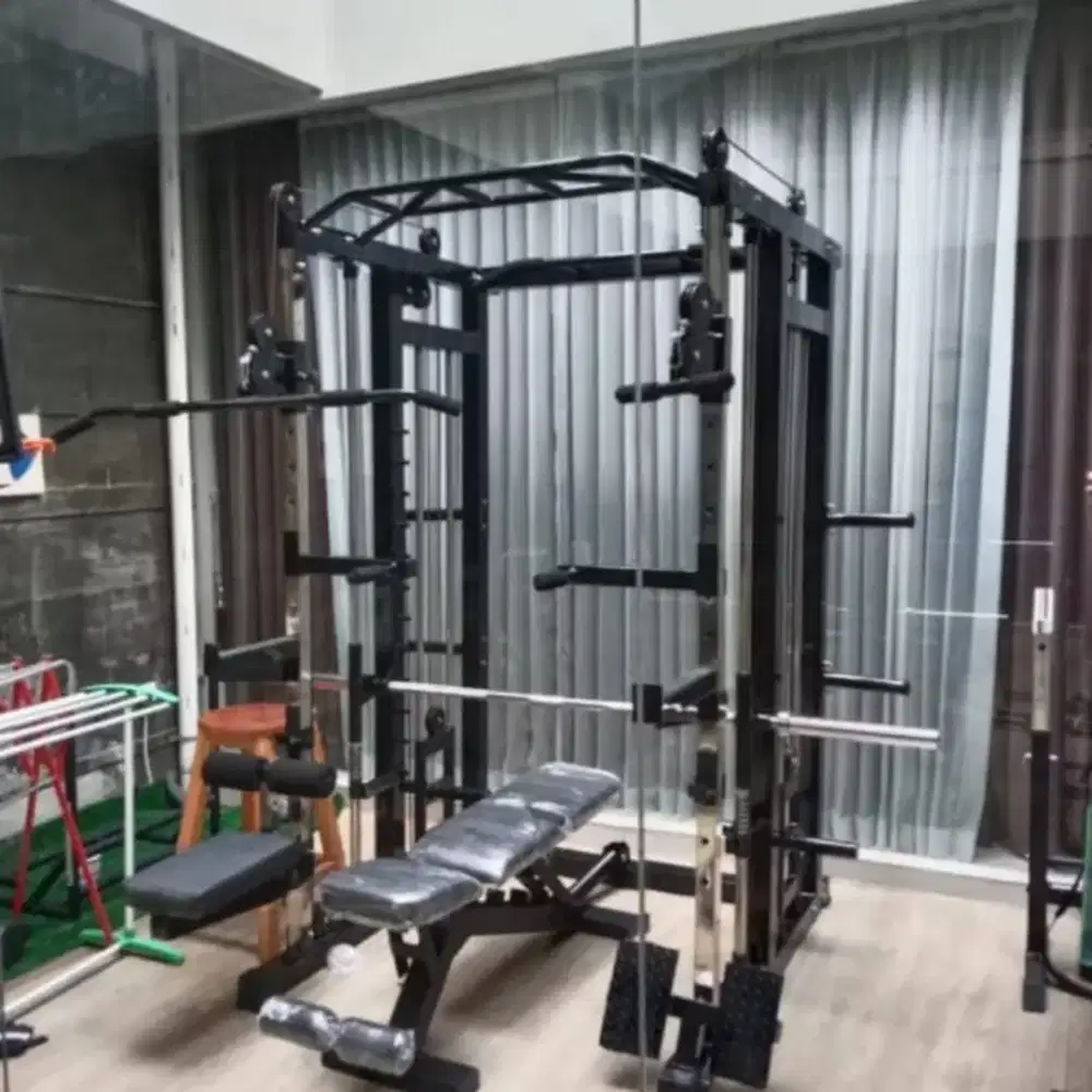 Smith Machine Like Magnus X5 Cable Crossover Black