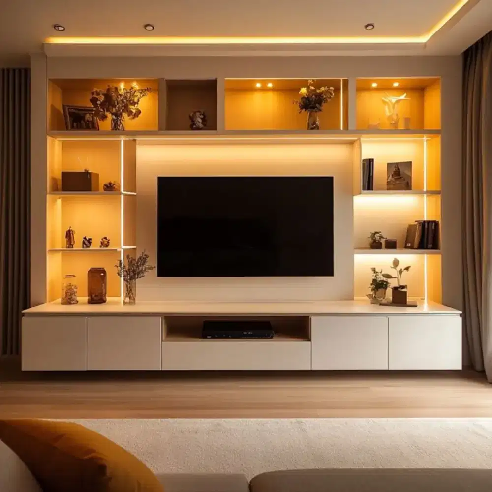 Backdrop tv termurah