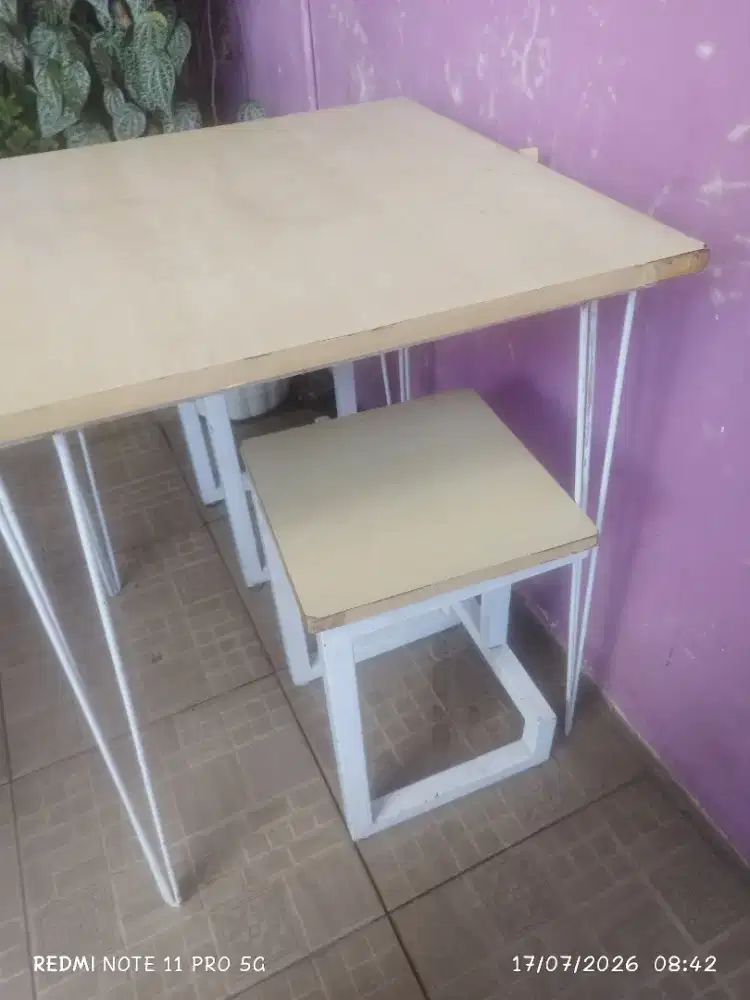 Meja cafe 2 kursi