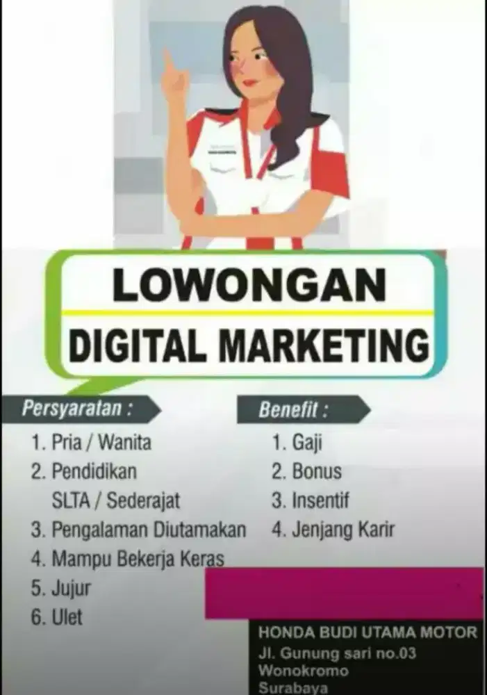LOWONGAN KERJA SALES DIGITAL