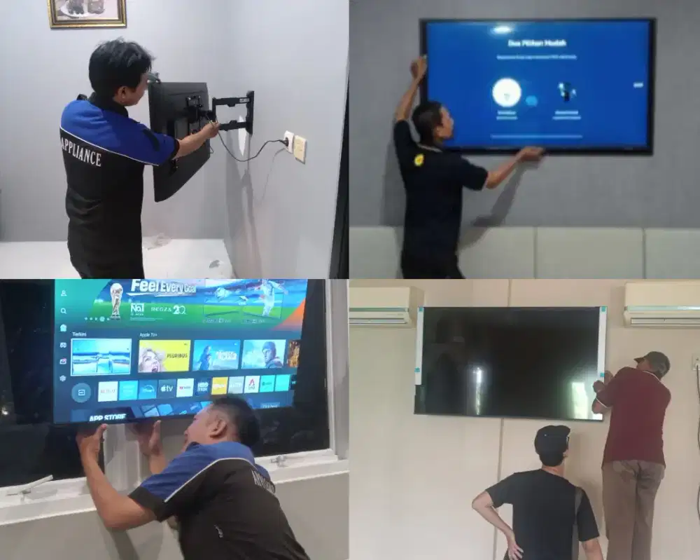Braket +pasang atau jasa pasang terima rapih breket bracket led tv