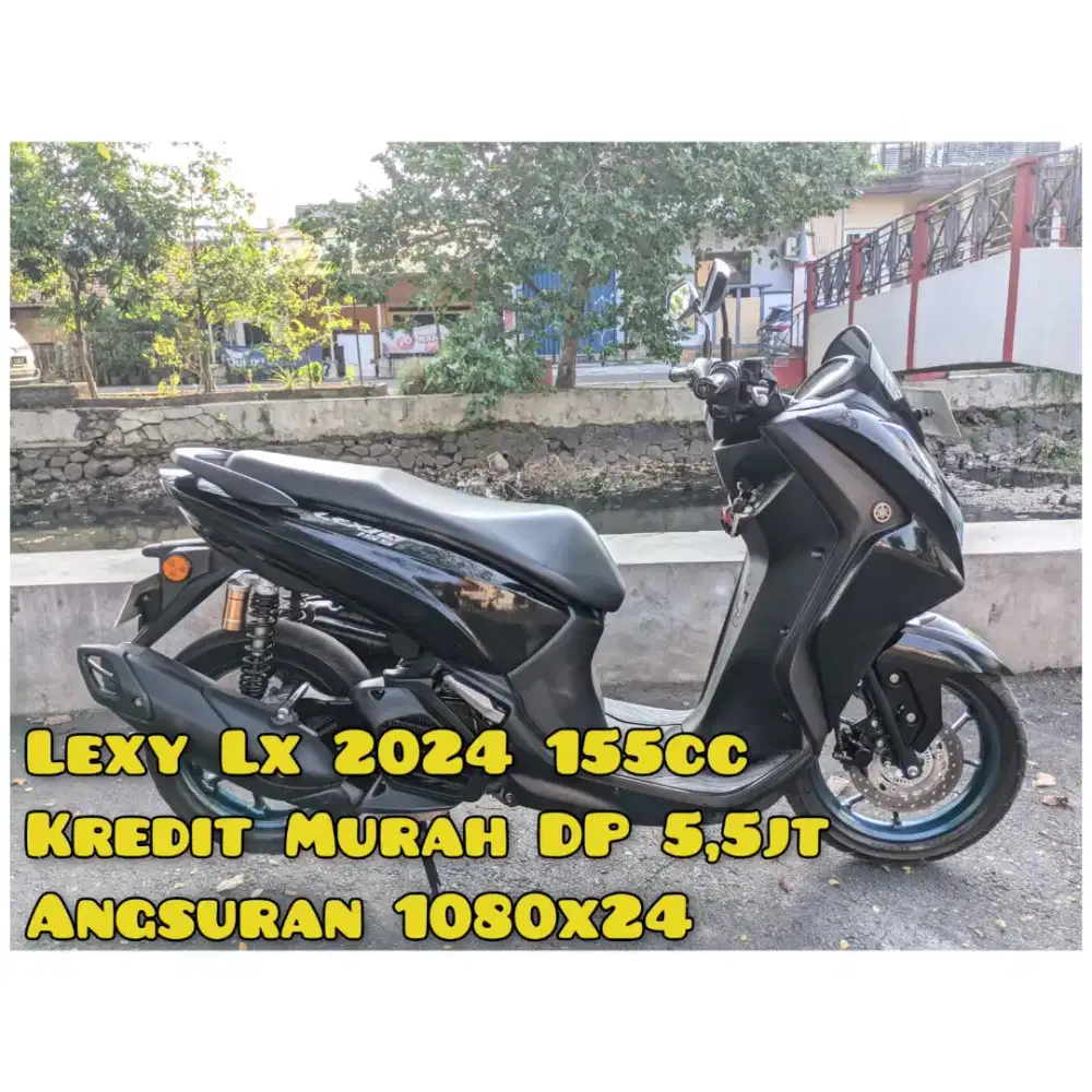 Lexy Lx 155cc 2024 Hitam Glossy