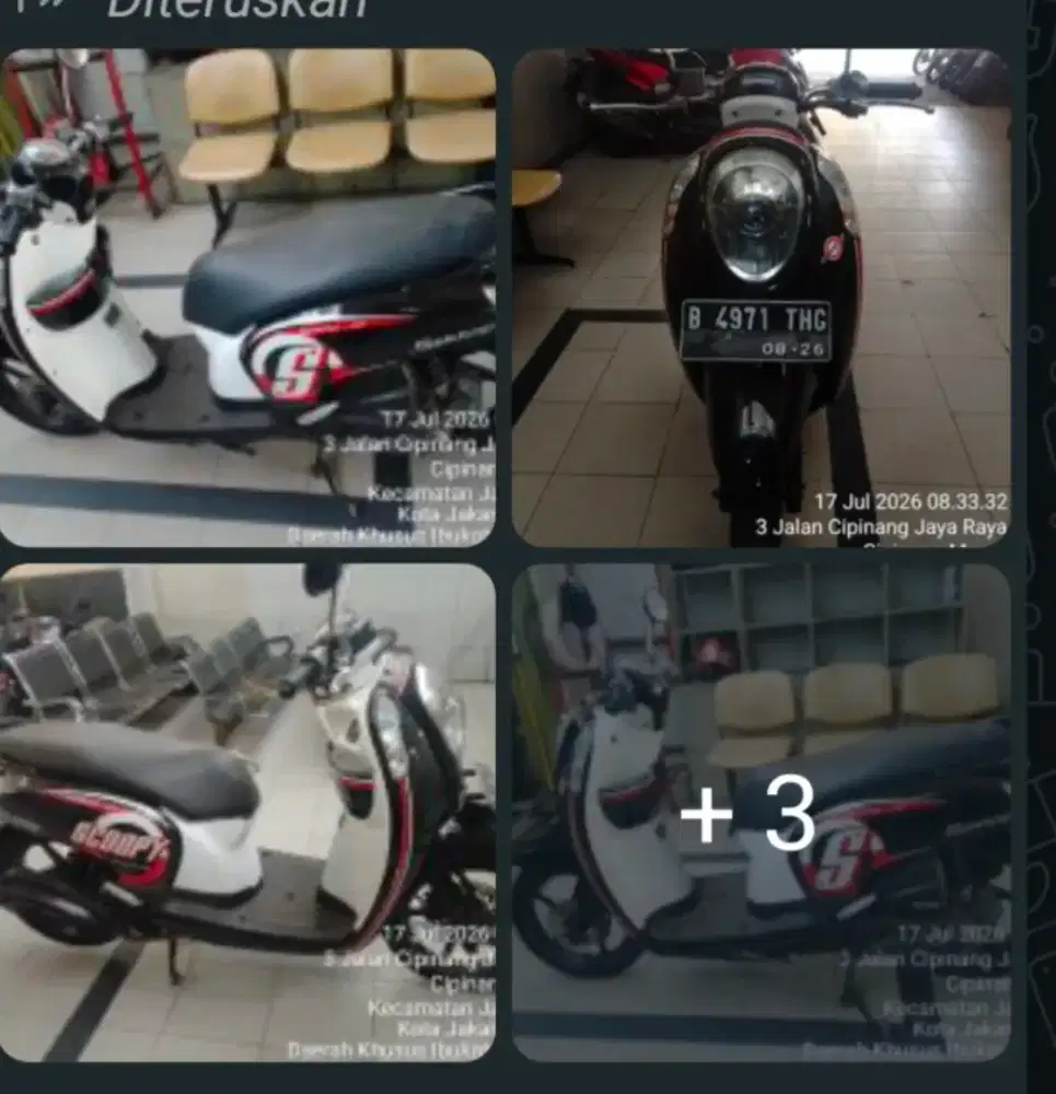 HONDA SCOOPY F1 TH 2016 MOTOR ISTIMEWA BODY MESIN OKE