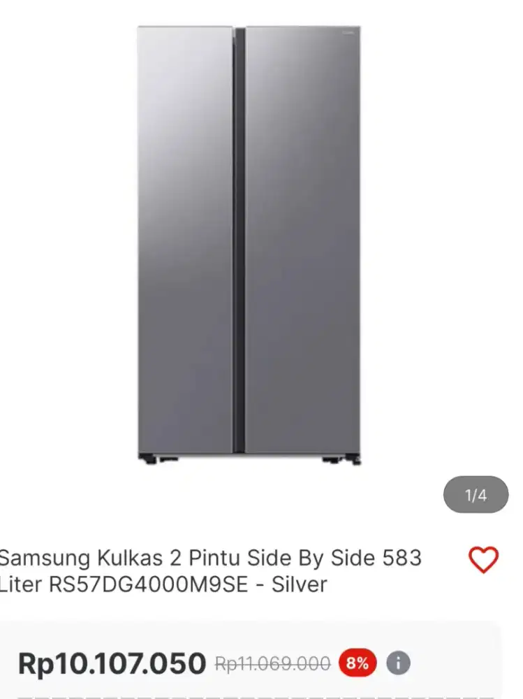 Kulkas samsung rs57 kapasitas besar