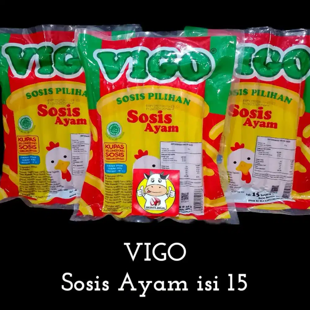 Sosis ayam Vigo isi 15 pc - Brontz Jogja