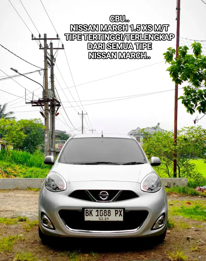 MARCH 1.5 XS MT TERLENGKAP LOW KM 86 RIBU