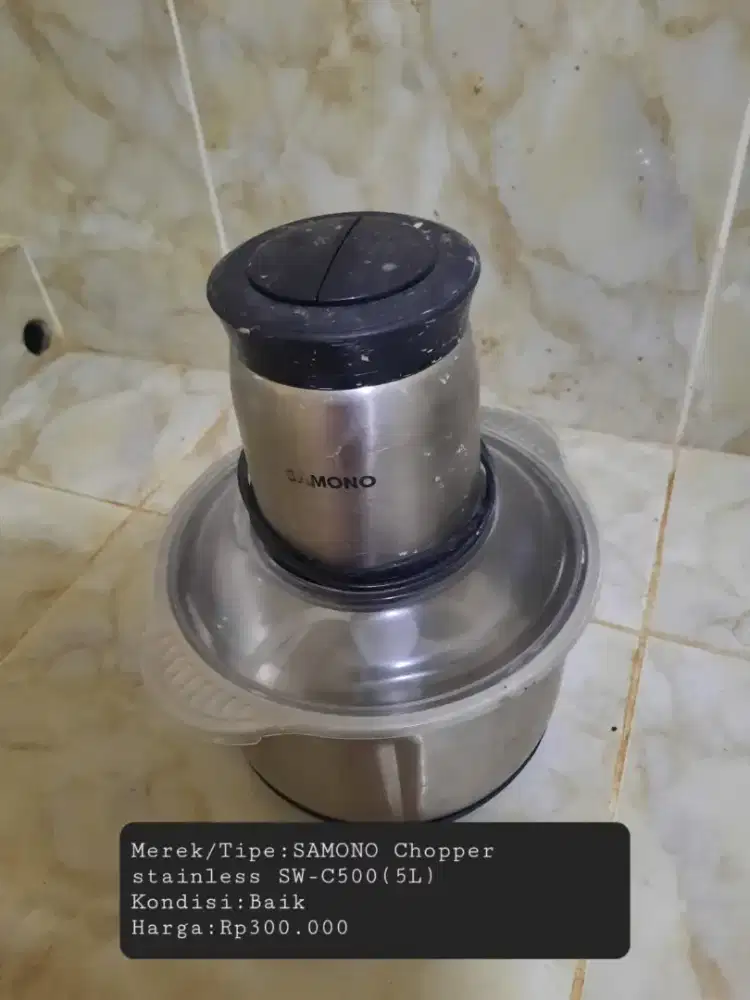 SAMONO Chopper Stainless SW-C500 (5L)