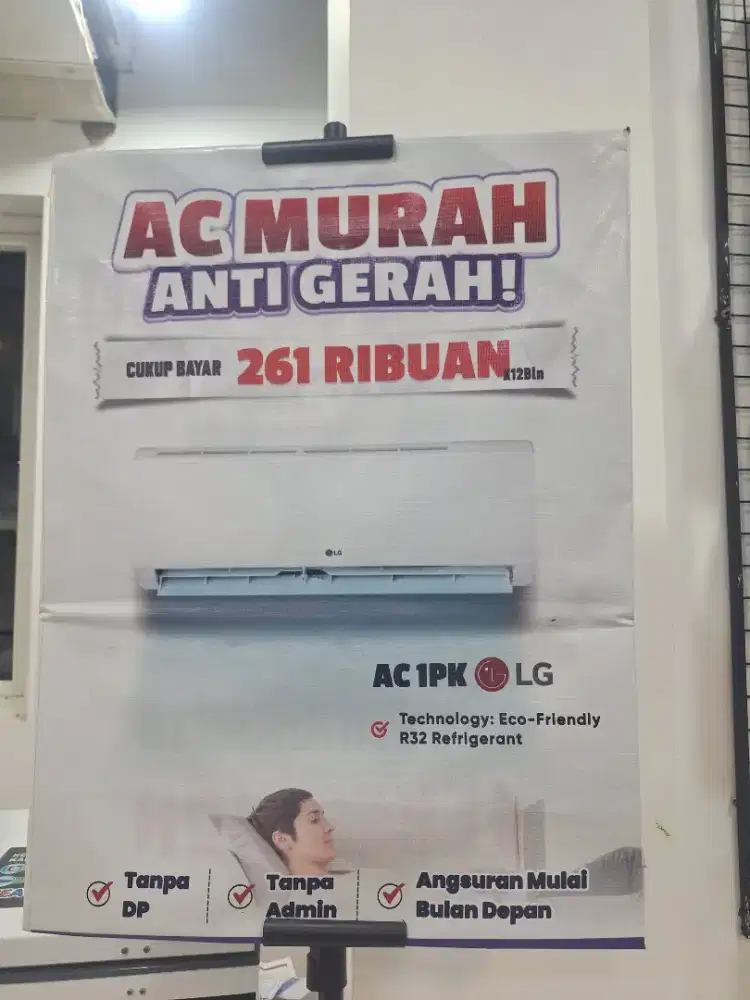 Promo Kredit Ac berbagai Merk dan berbagai Ukuran,baru dan bergaransi